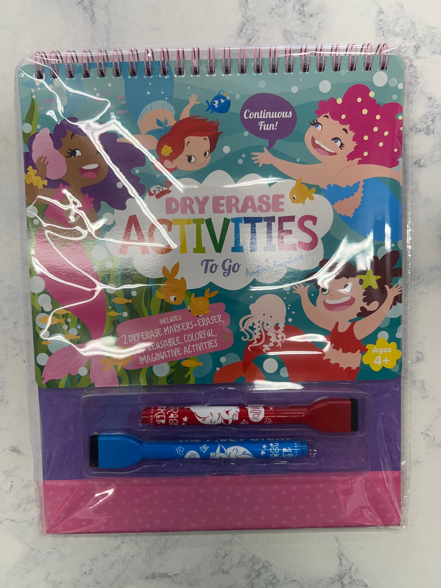Dry Erase Mermaid Activity Book