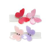 Lilies & Roses Butterfly Hair clips