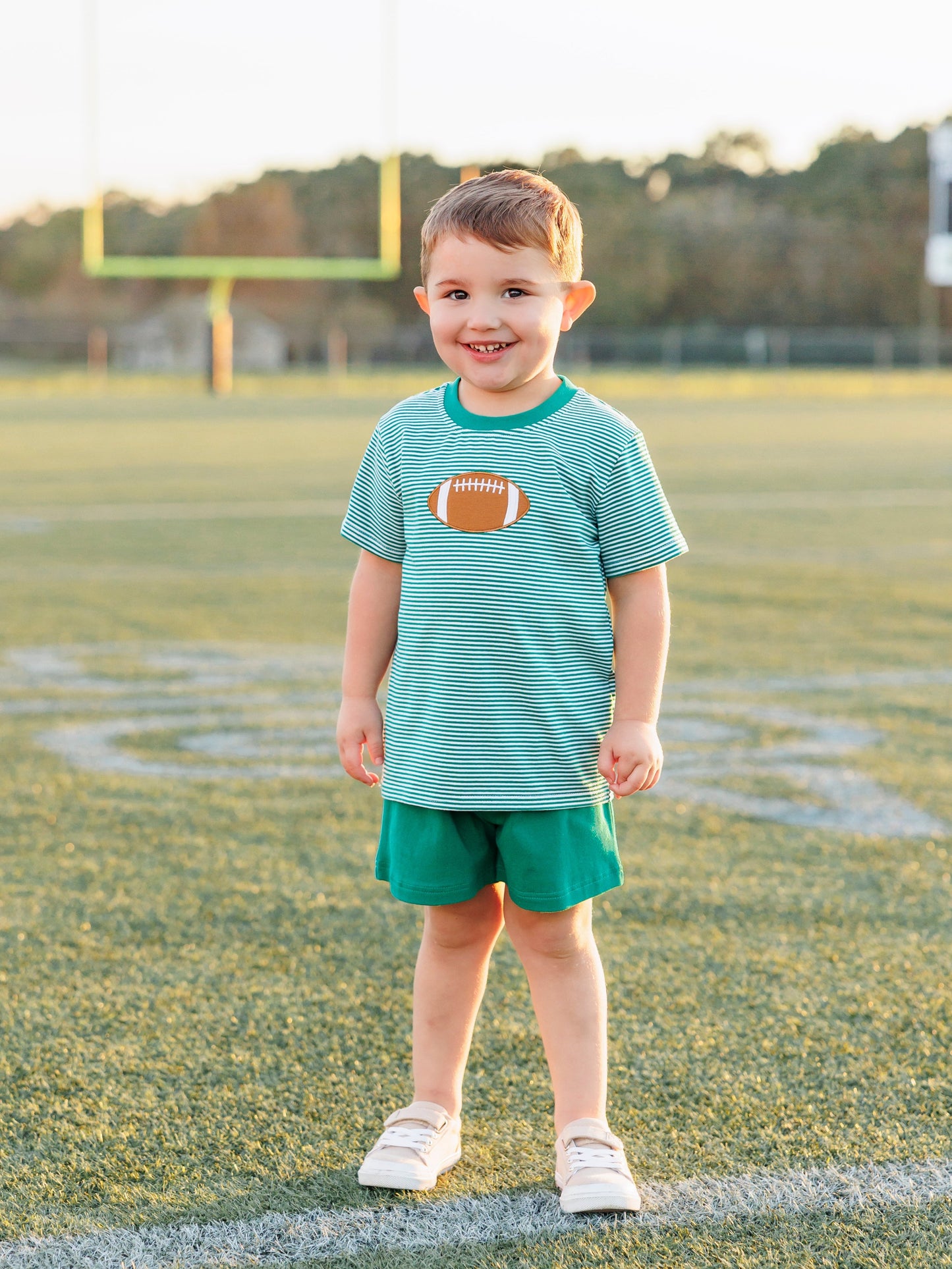 Trotter Street Green Football Shirt