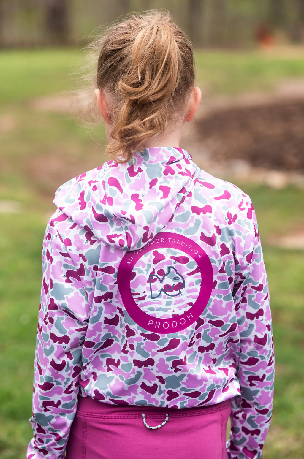 Prodoh Pink Camo Hoodie T-Shirt