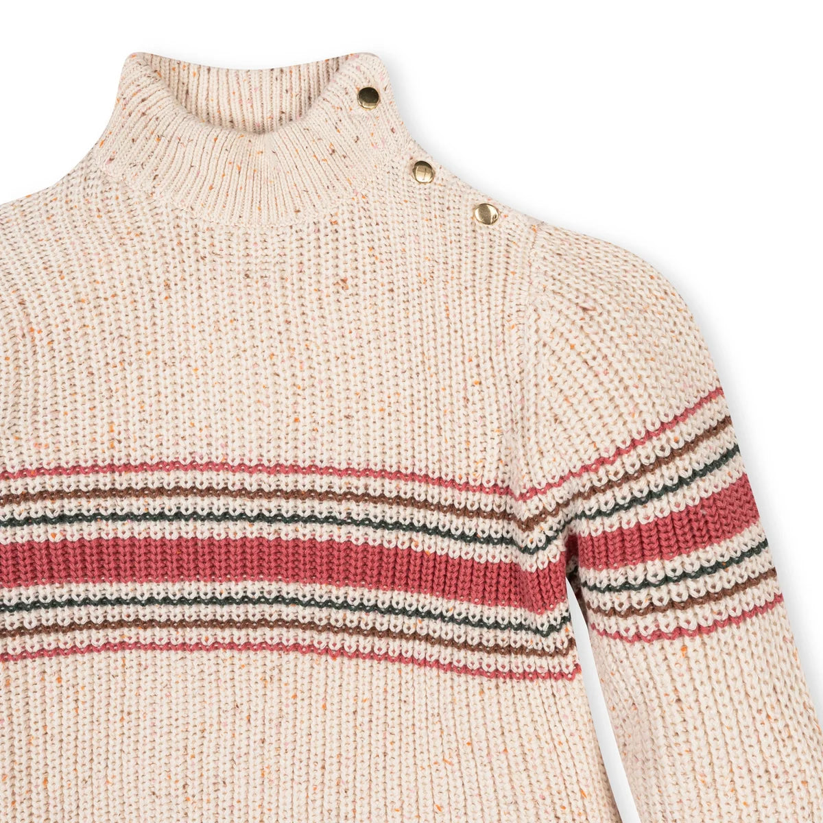 Hope & Henry Ivory Multi Fleck Sweater