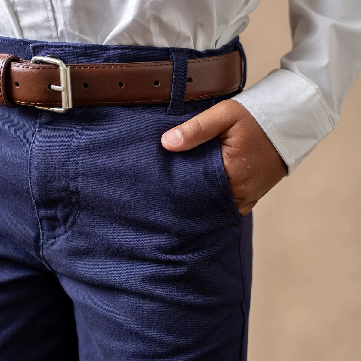 Hope & Henry Stretch Chino Navy Pants
