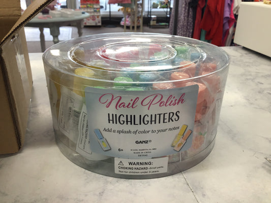Nail polish highlighters