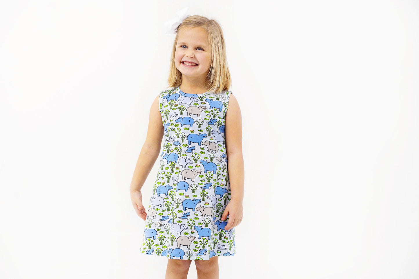 TBBC Harbour Hippo Sleeveless Polly Play Dress