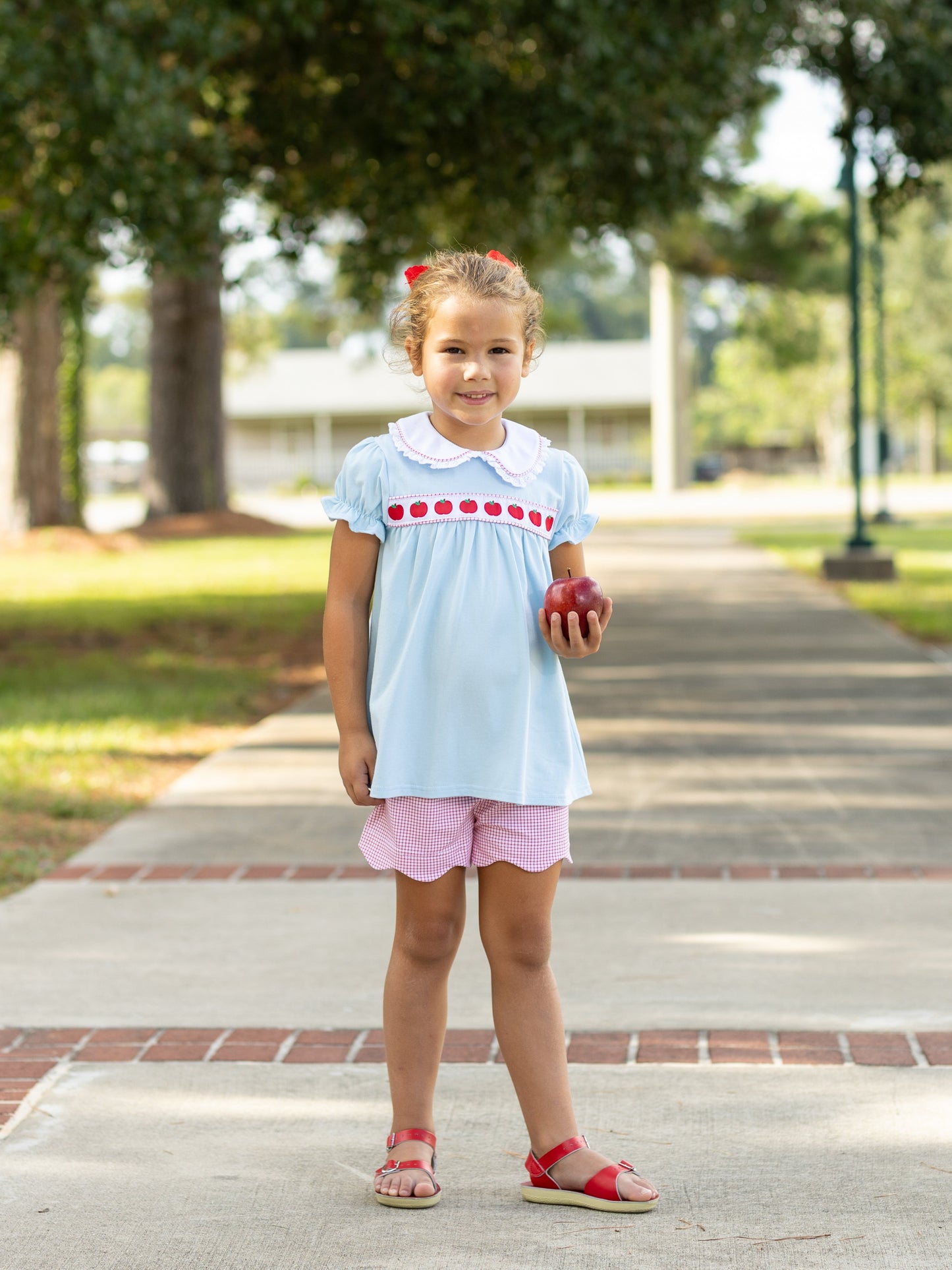 Trotter Street Apple Ribbon Short Set