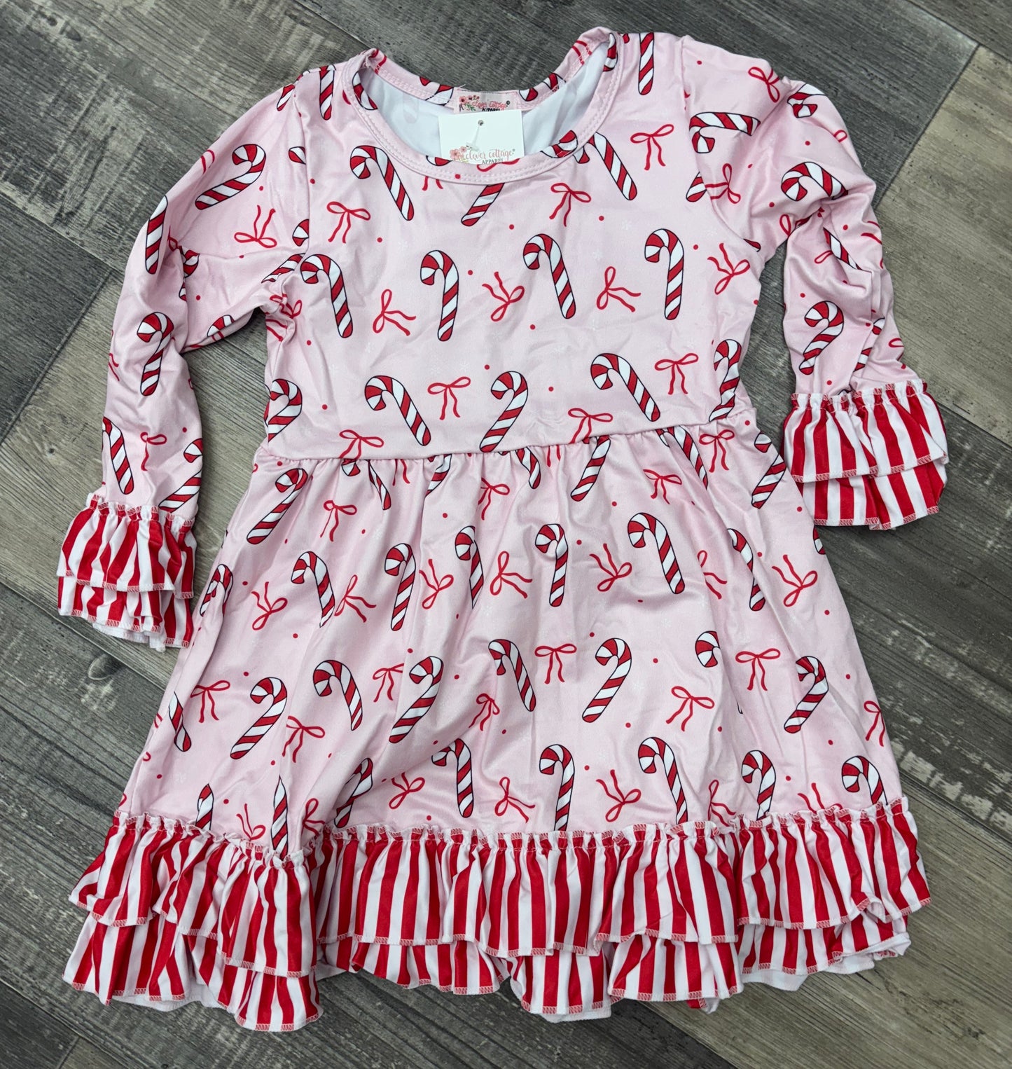 Clover Cottage Candy Cane Dress