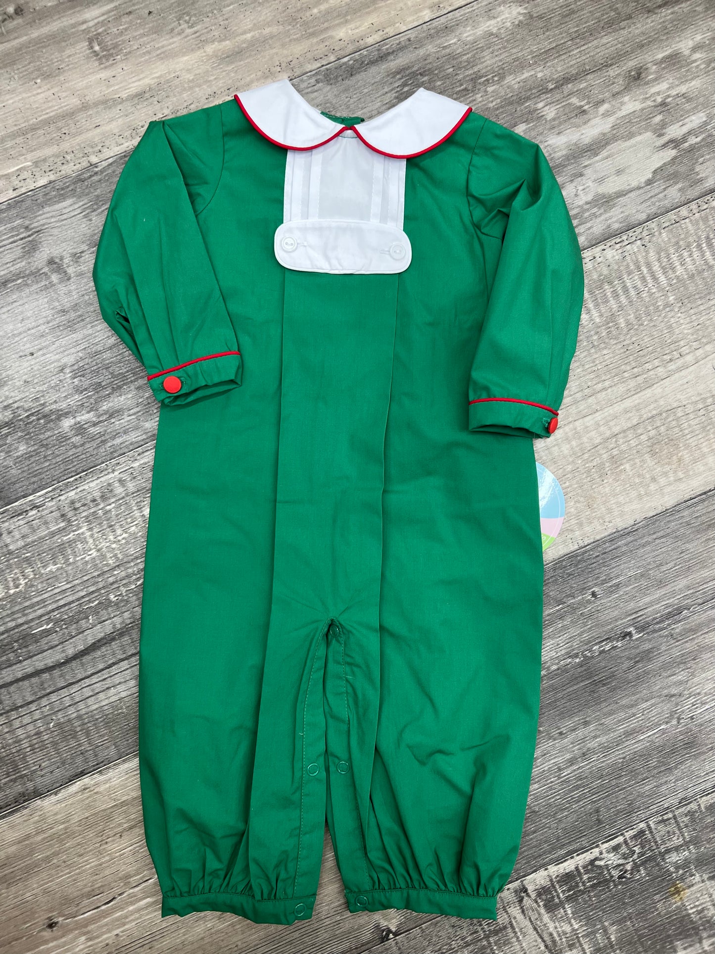 Zuccini Kids Lambert Romper Kelly Green