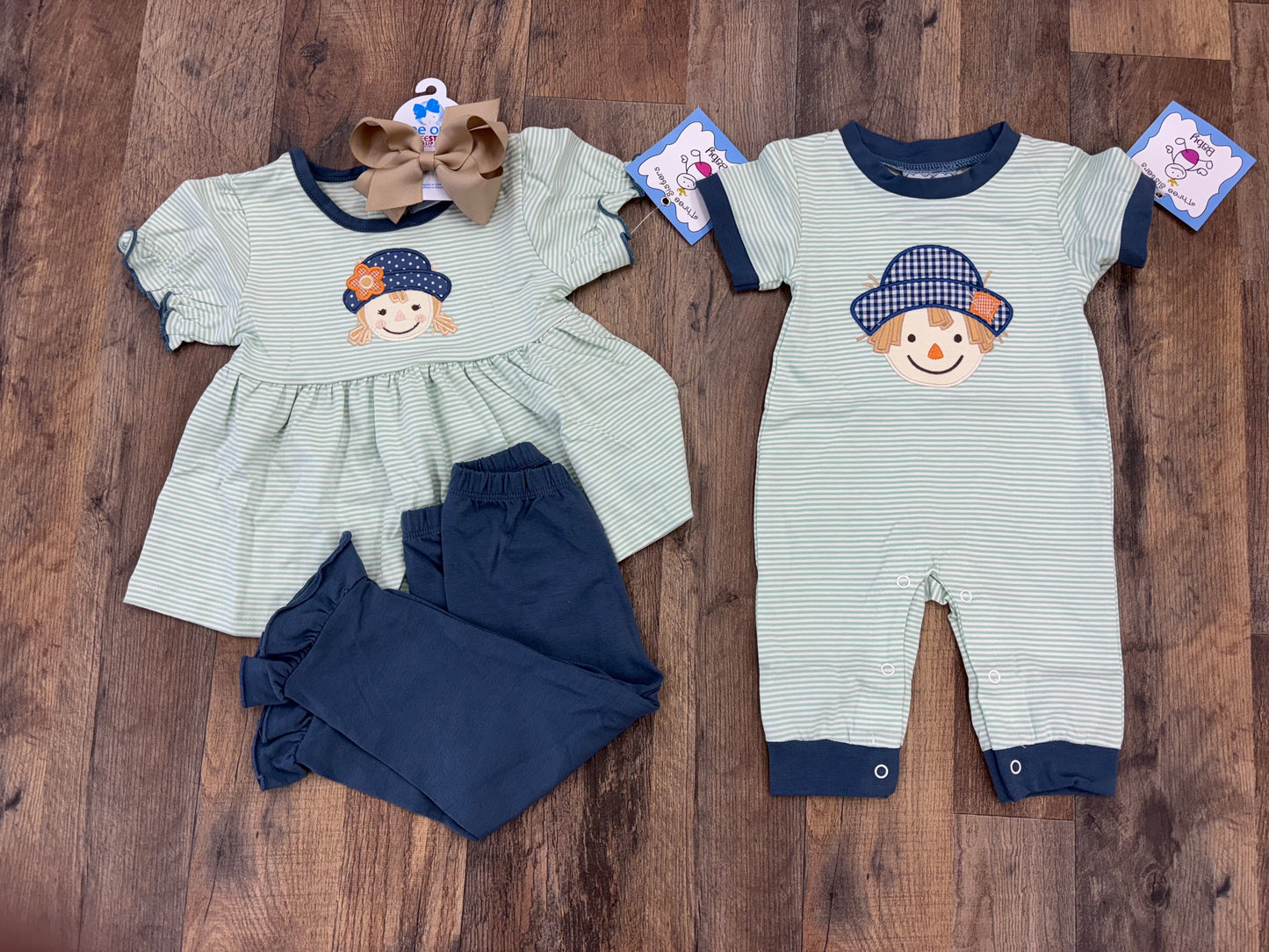 Three Sisters Scarecrow Romper