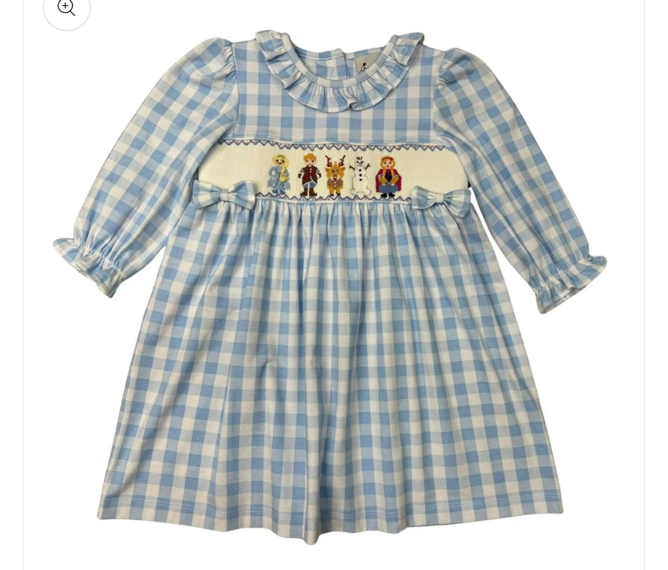 Delaney Frozen Ruffle Collar Dress
