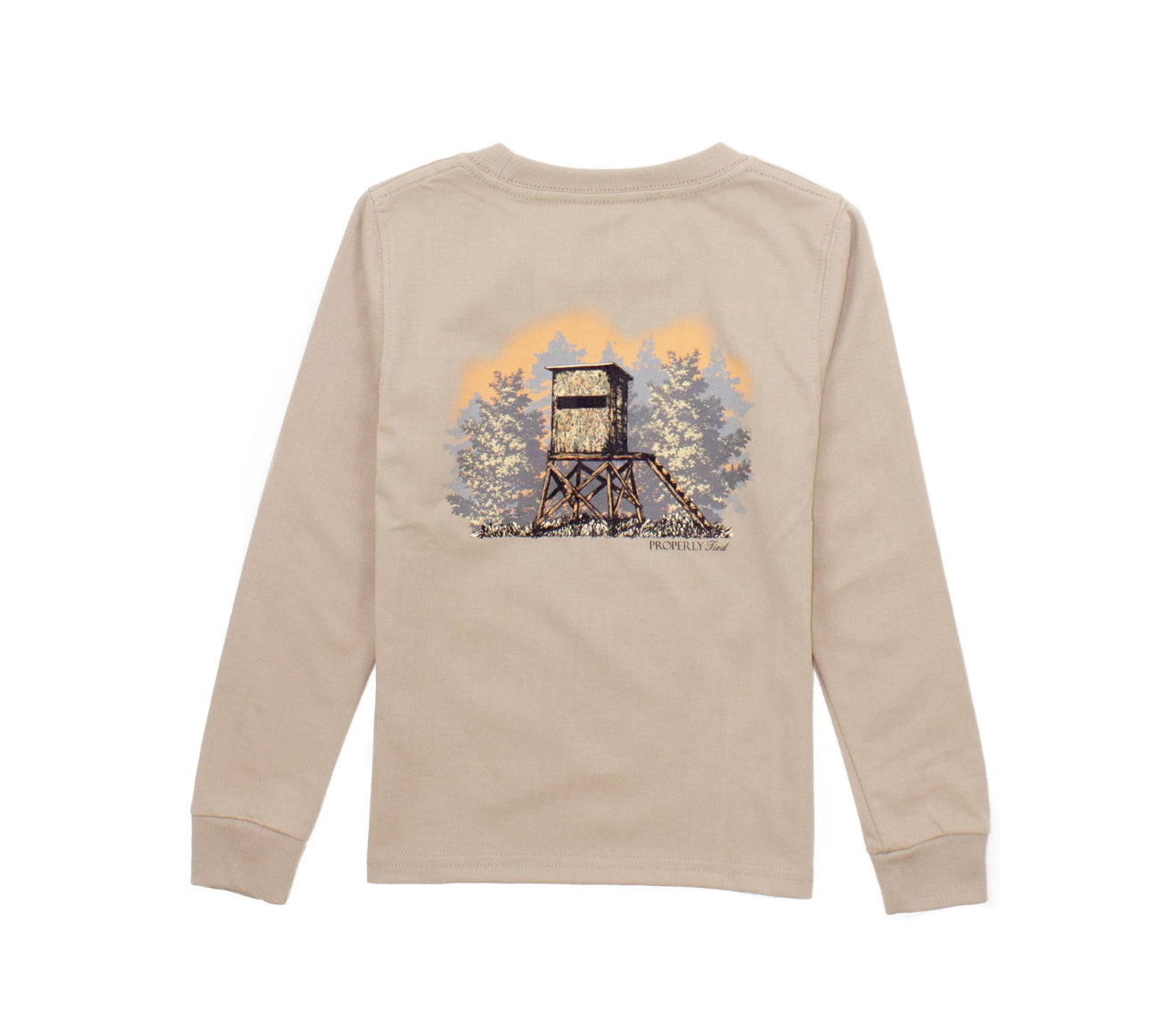 Properly tied boys deer stand LS