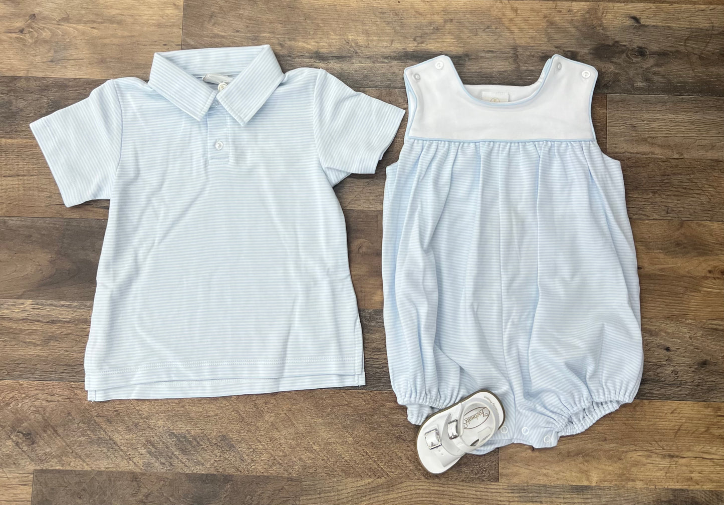 Lullaby Set Blue Ministripe Bubble