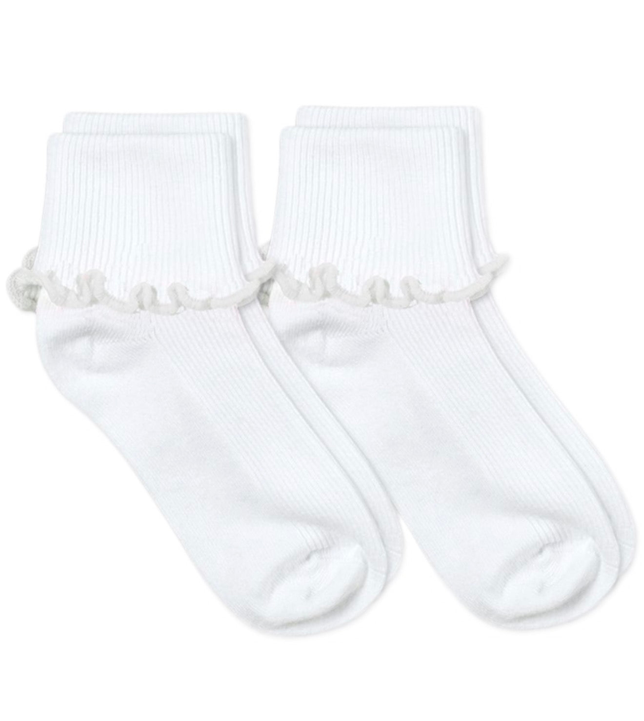 Jefferies white/White Ripple Edge 2-Pack