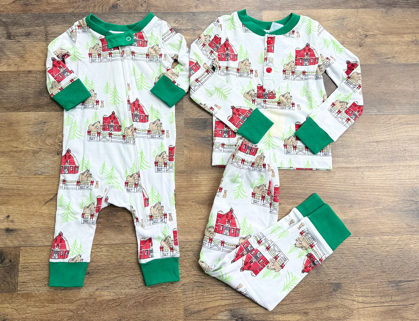 Ishtex Christmas Farm PJ Set
