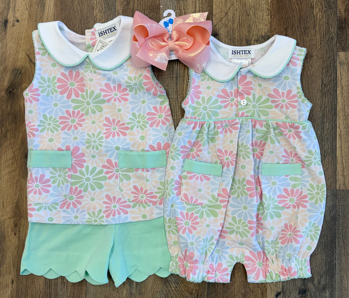 Ishtex Retro FLower Girl Romper