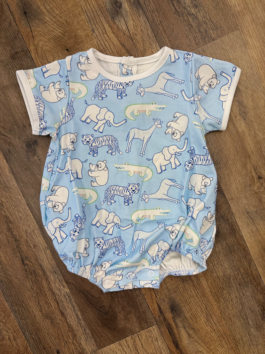 Lullaby Set Zoo Blue Bubble