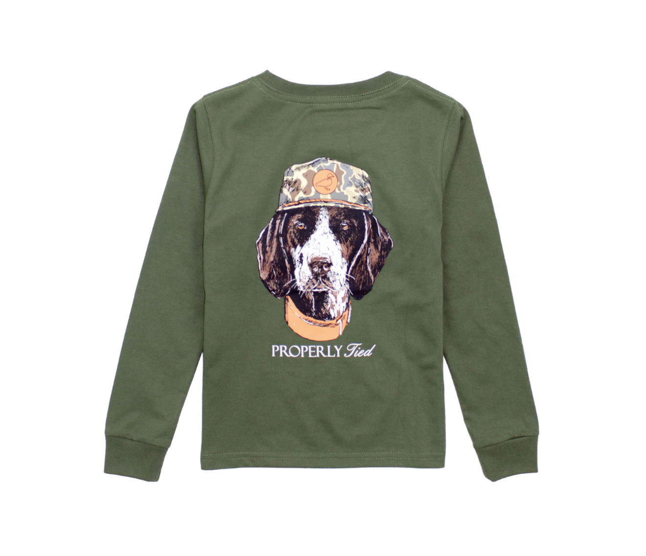 Properly tied boys man’s best friend LS