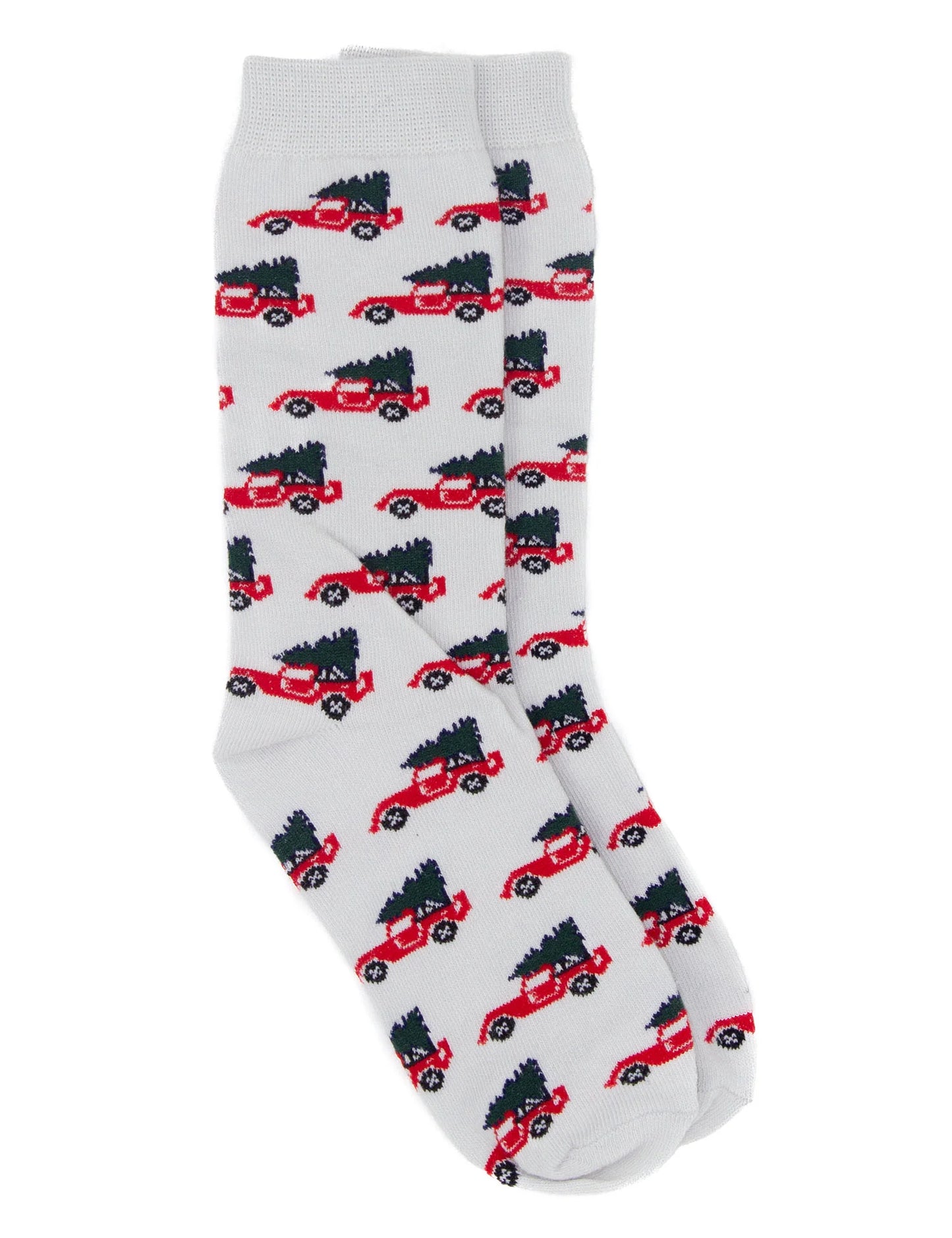 Properly Tied Christmas Truck Socks