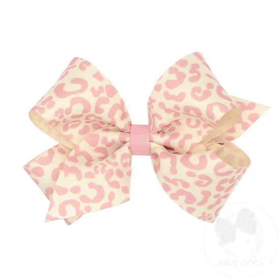 Wee Ones King Leopard Bow