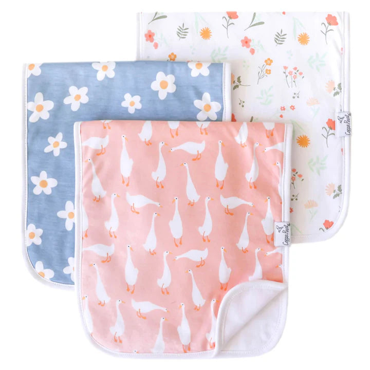 Copper Pearl Burp Cloths - Goosie