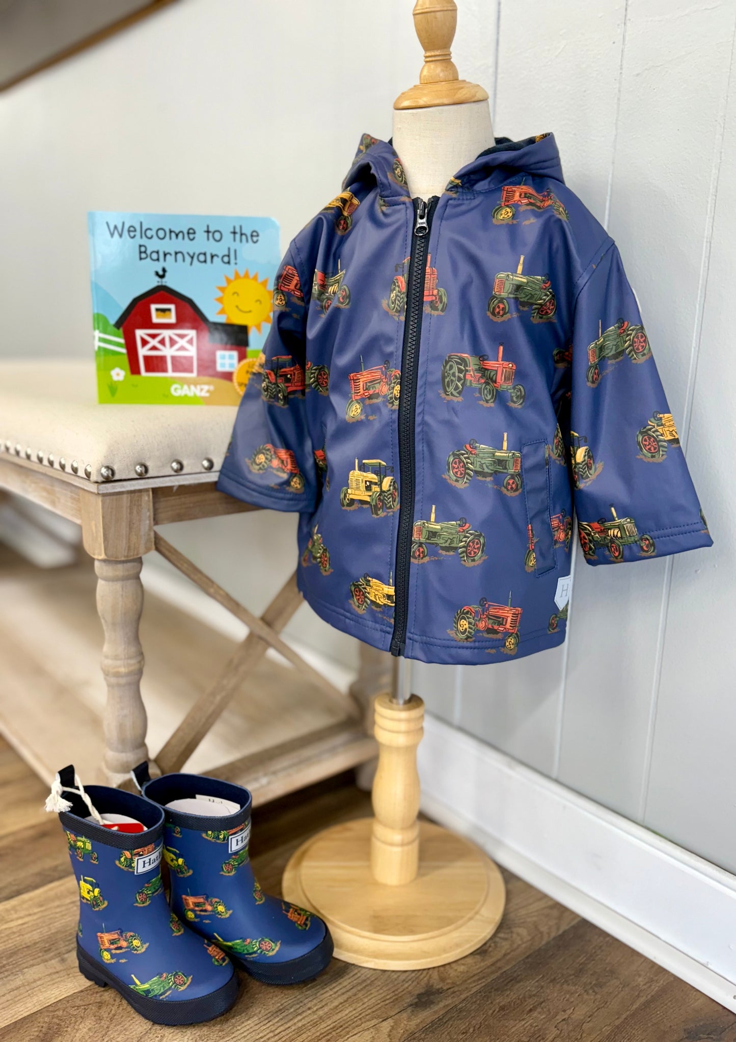 Hatley landscape tractor rain jacket
