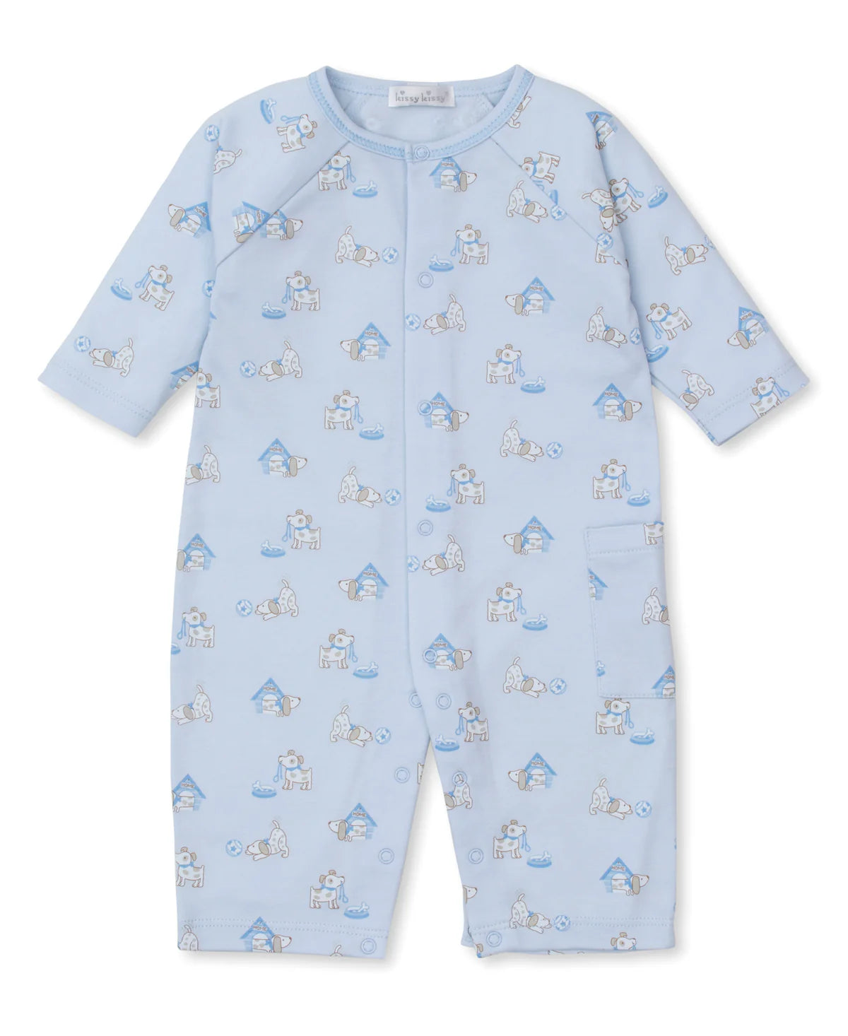 Kissy Kissy Blue Puppy Playsuit