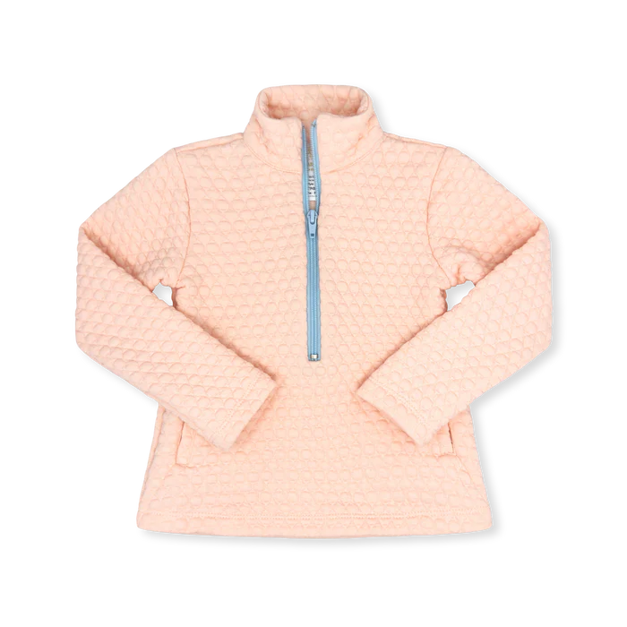 Lullaby Set Pink Quilted Half Zip