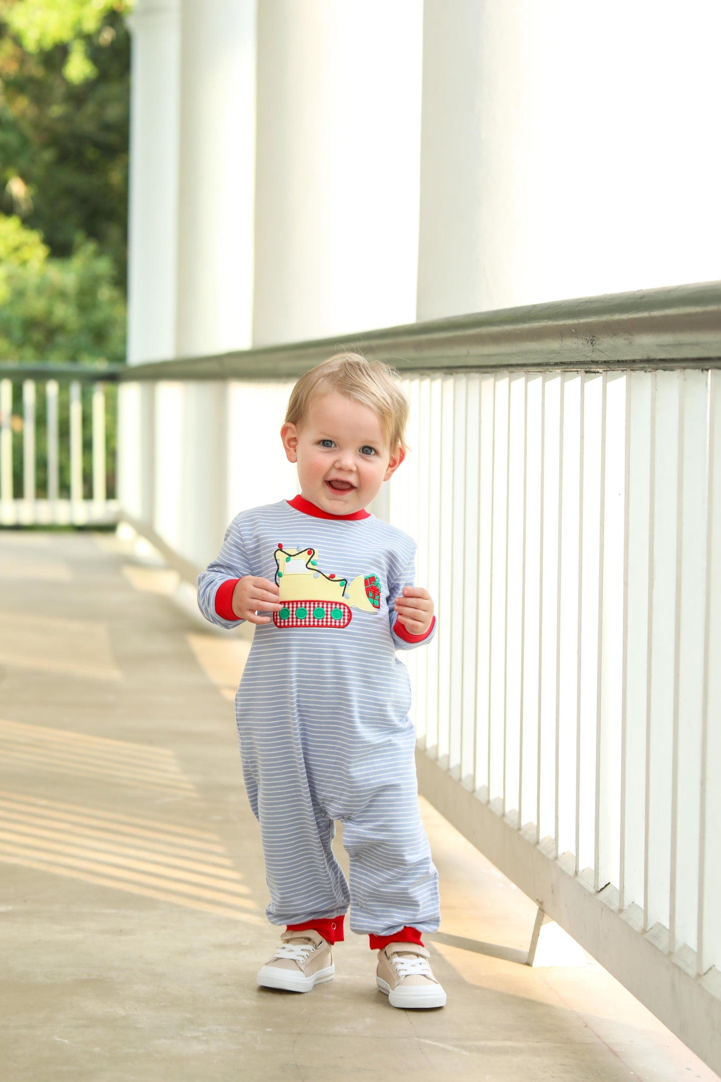 Trotter Street Constructing Christmas Romper