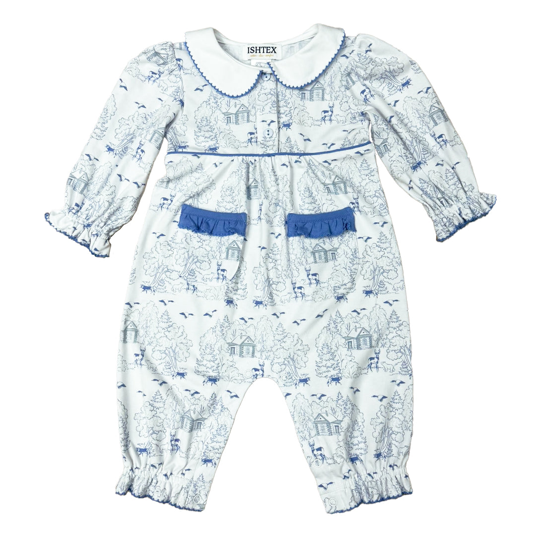 Ishtex Log Cabin Girl Romper