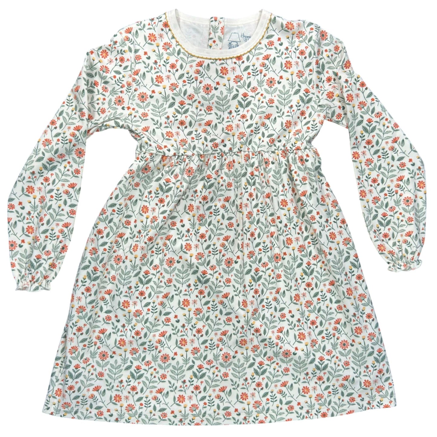 Heyward House Fall Floral LS Dress
