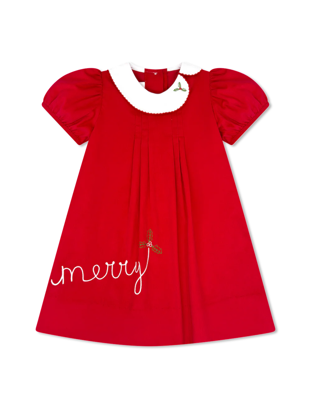 Lullaby Set Red Corduroy Merry Dress