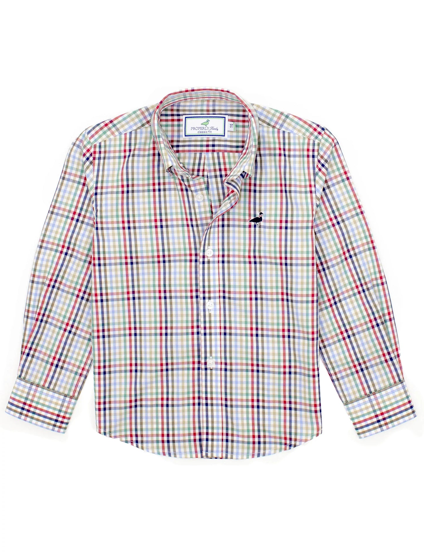 Properly Tied Boys Sportshirt Autumn Trail