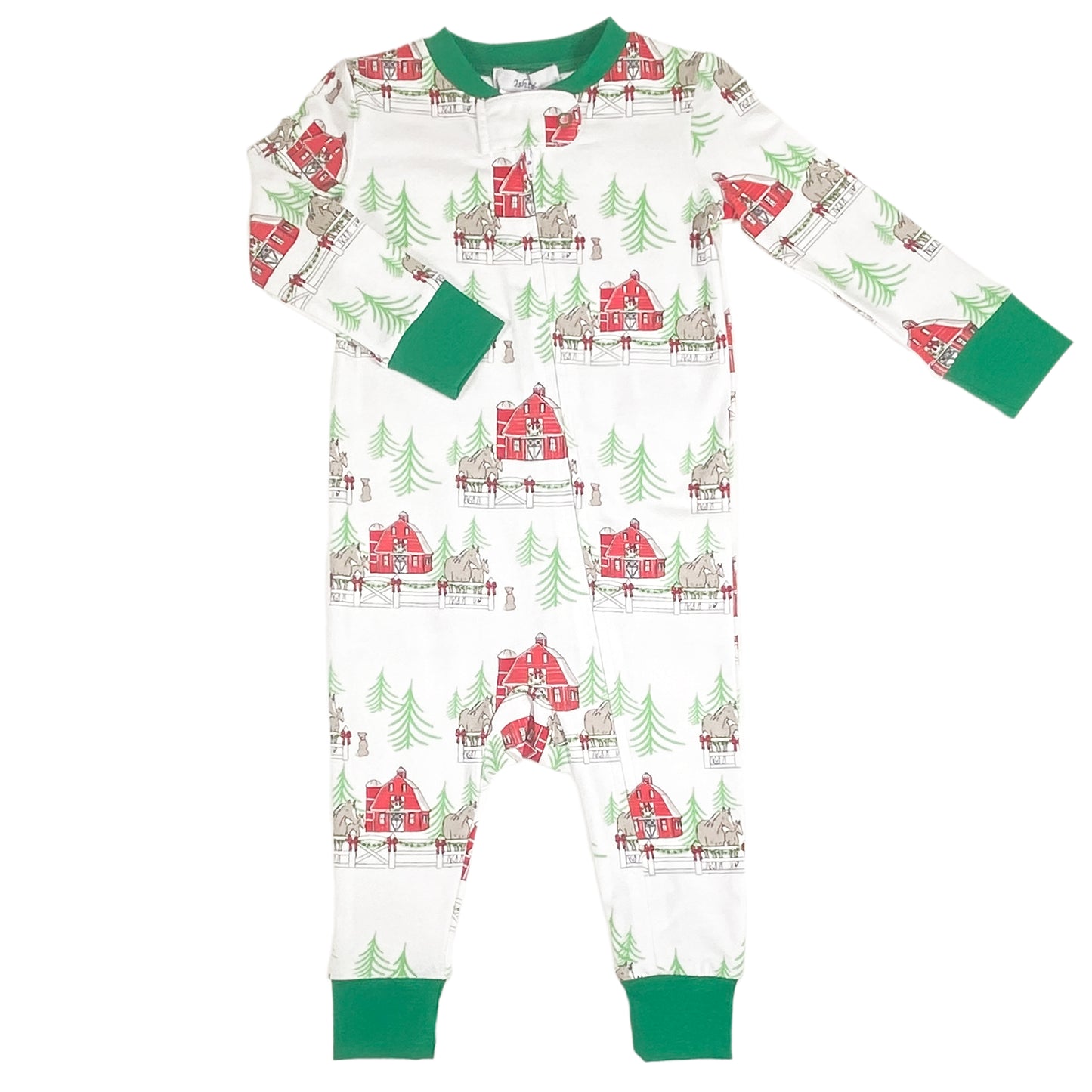 Ishtex Christmas Farm Playsuit