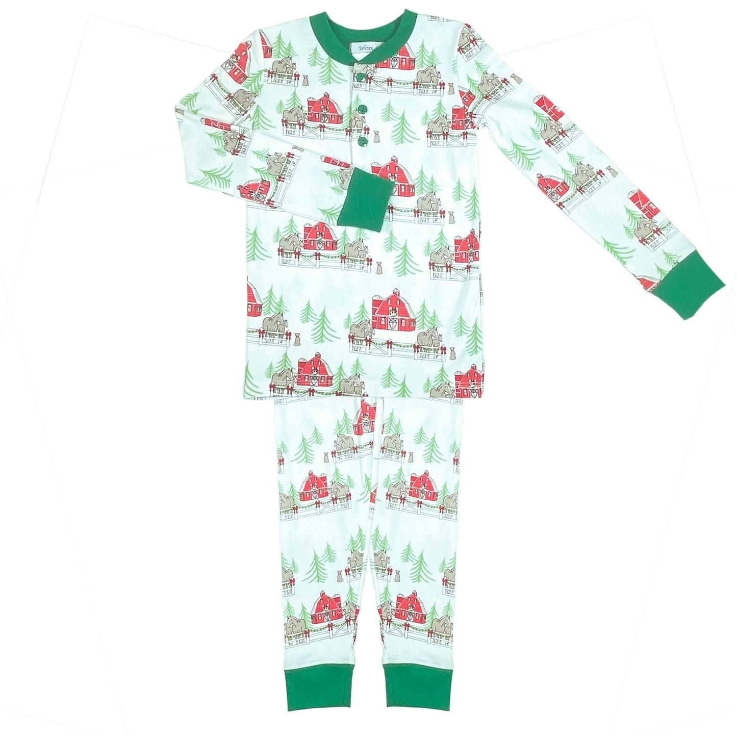 Ishtex Christmas Farm PJ Set