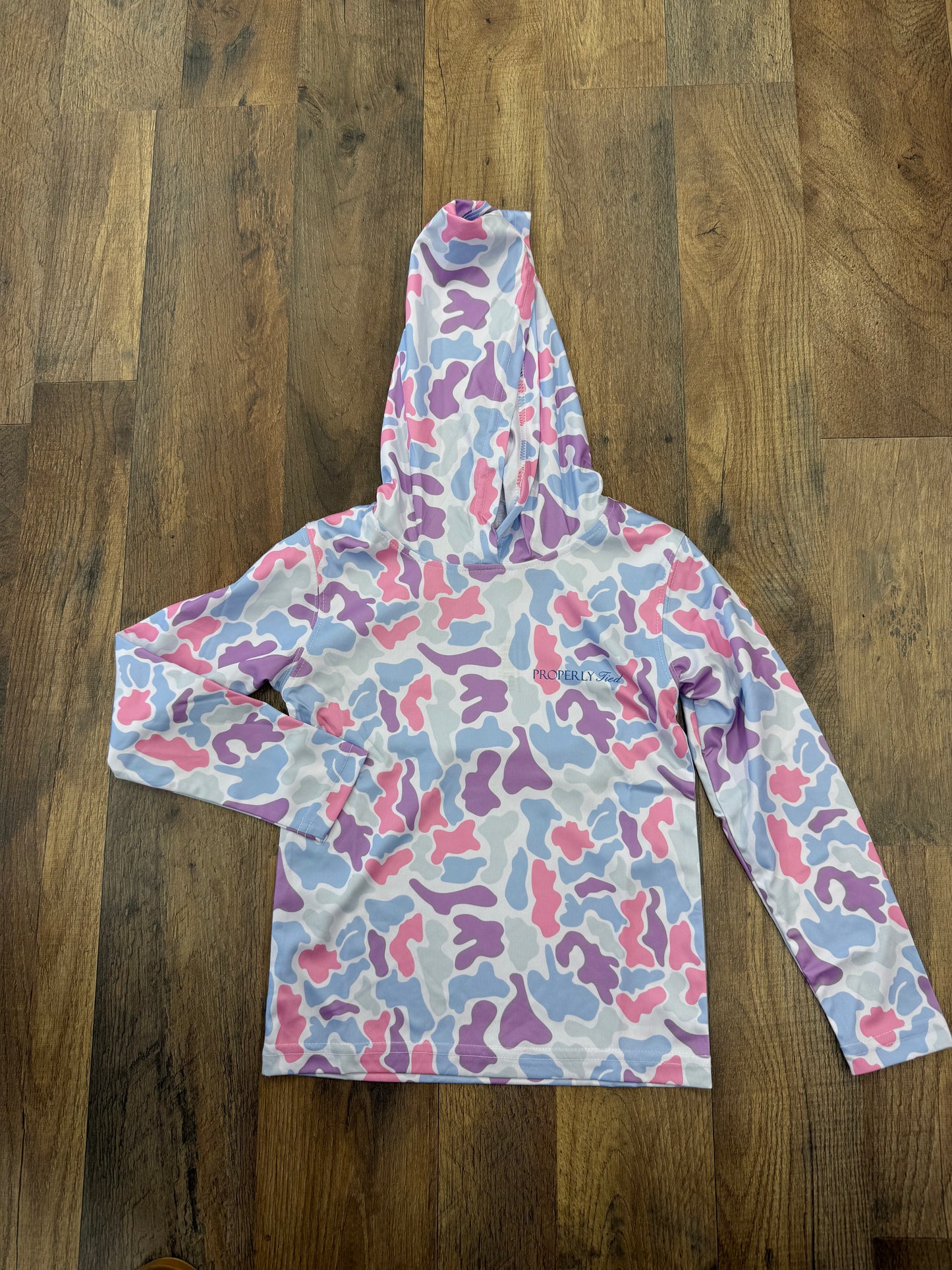 Properly Tied Sportsman Performance Hoodie Cotton Candy