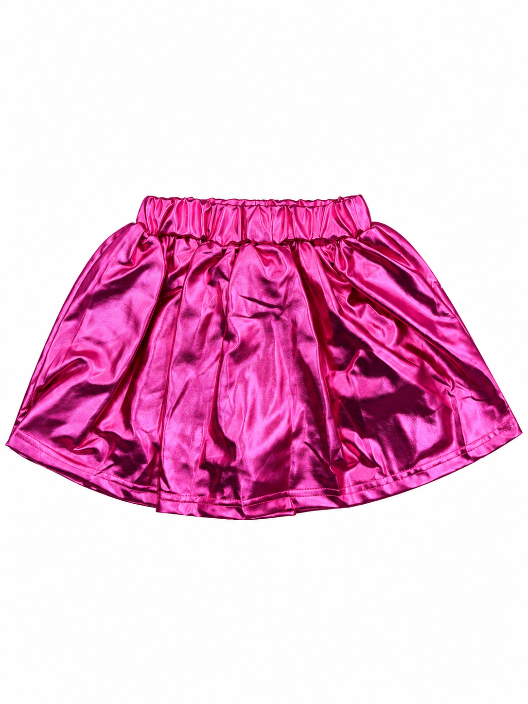 Belle Cher Metallic Skort-Hot Pink