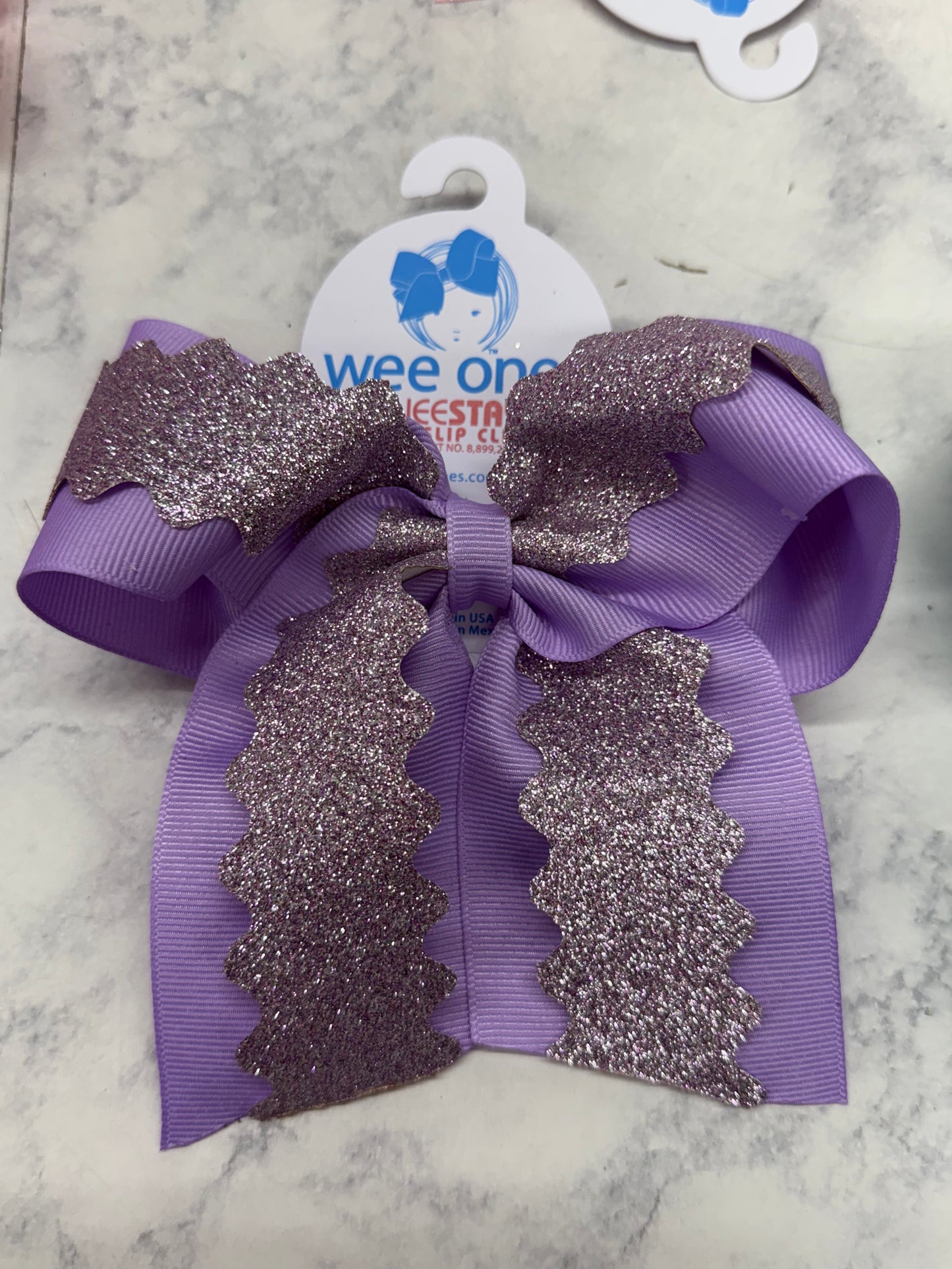 Wee Ones Cheer Overlay Bow