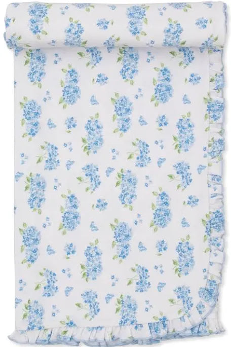 Kissy Kissy Blue Hydrangea Blanket