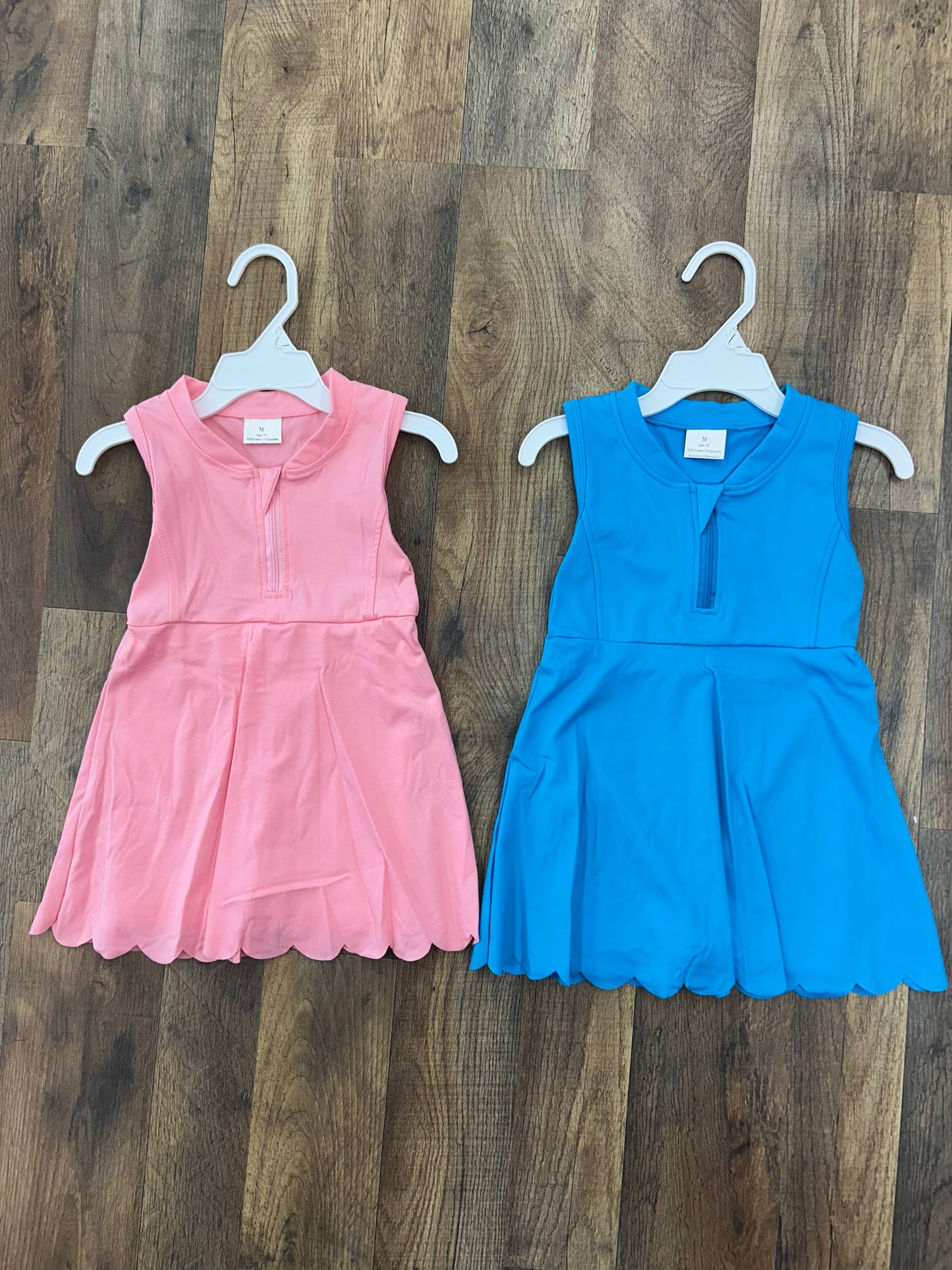 Scallop Athletic Dresses