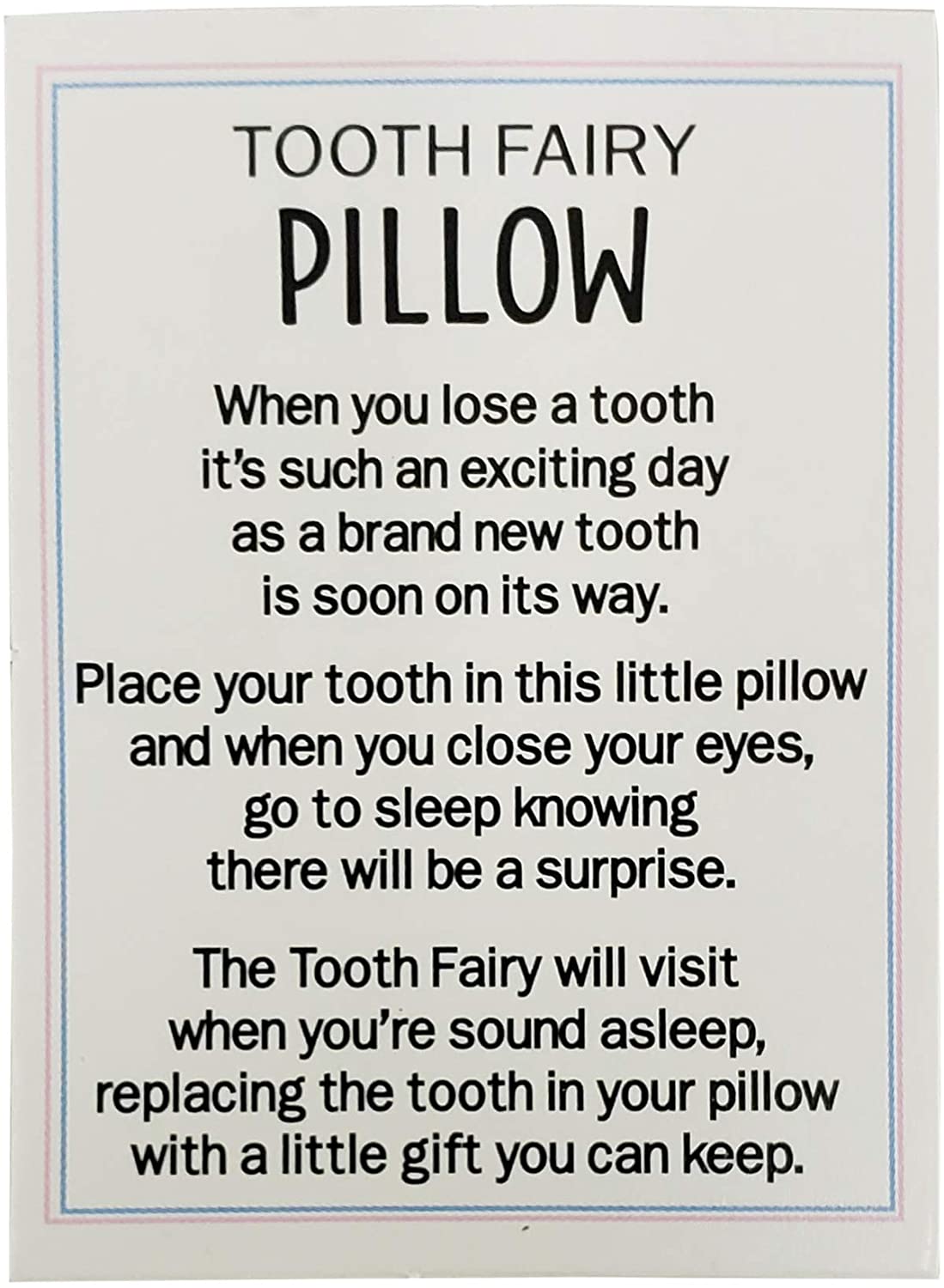 Tooth Fairy Pillow