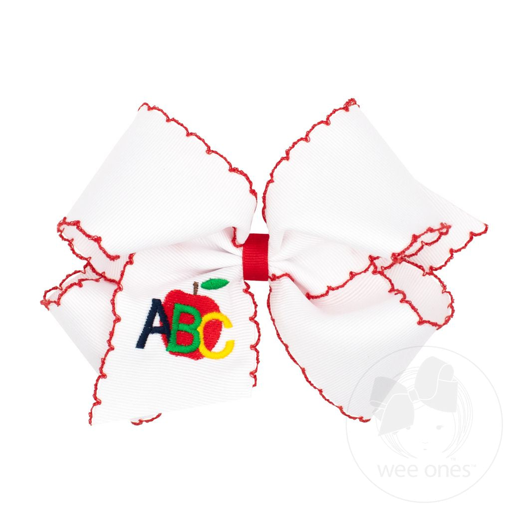 Wee ones ABC Moonstitch Bow