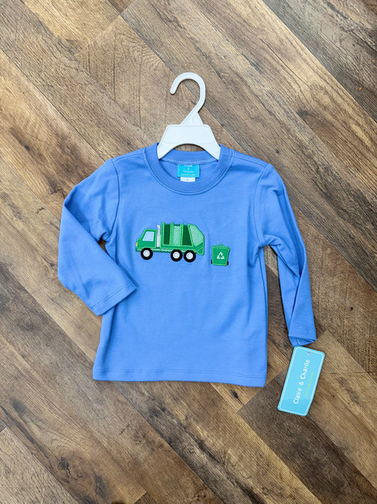 Claire & Charlie Garbage Truck Tee