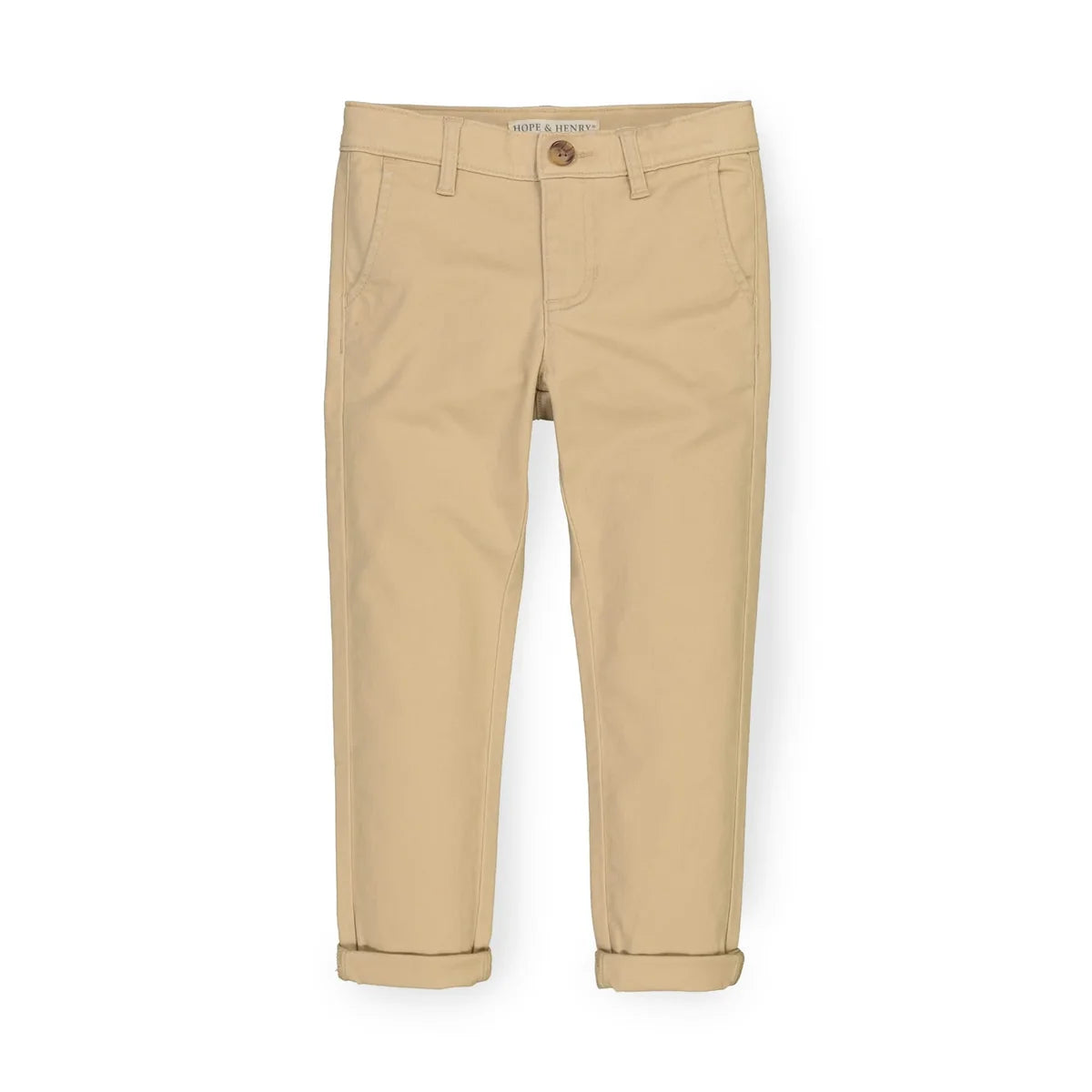 Hope & Henry Stretch Chino Khaki Pants