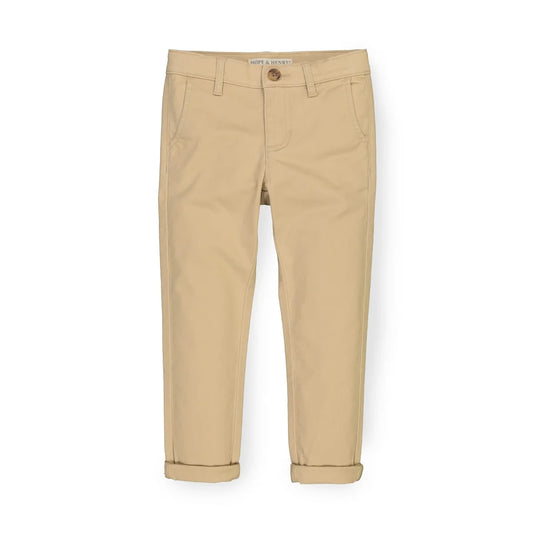 Hope & Henry Stretch Chino Khaki Pants