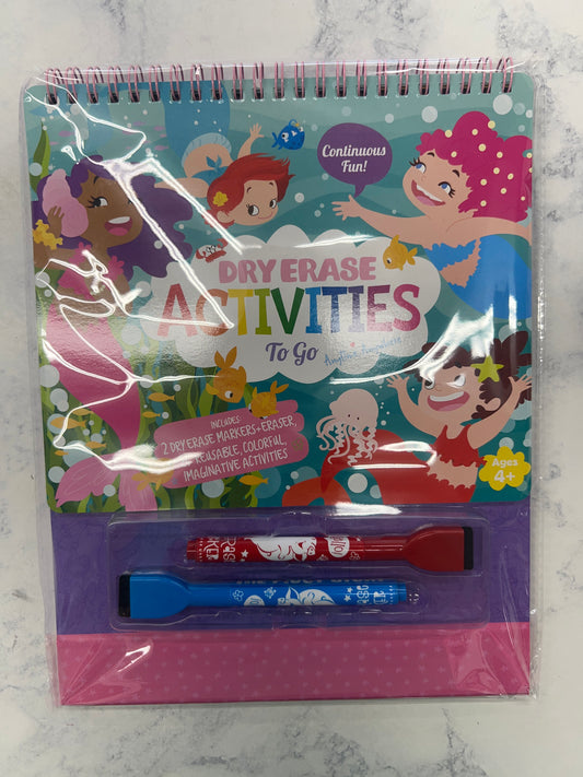 Dry Erase Mermaid Activity Book