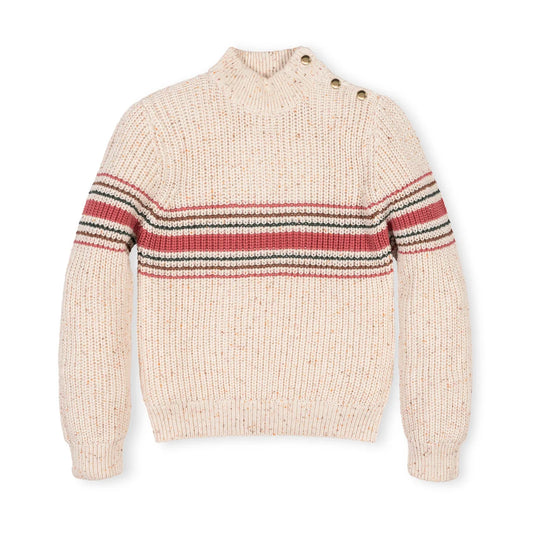 Hope & Henry Ivory Multi Fleck Sweater