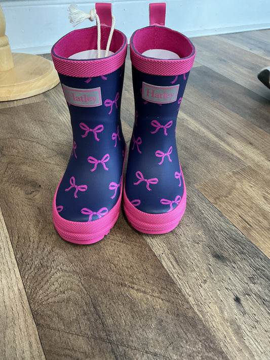 Hatley Teeny bows rain boots