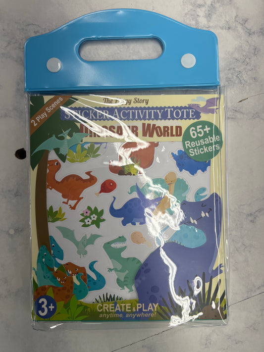 Dinosaur World Reusable Stickers