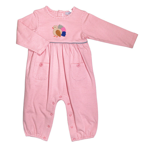 Ishtex Turkey Appliqué Girl Romper