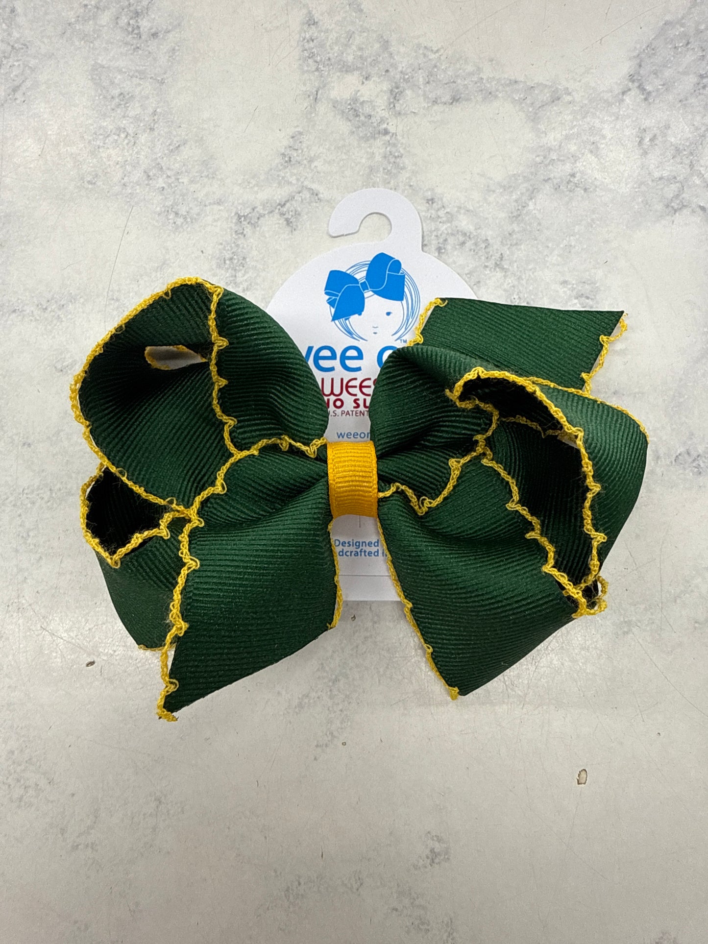 Wee Ones Moonstitch Green/Gold