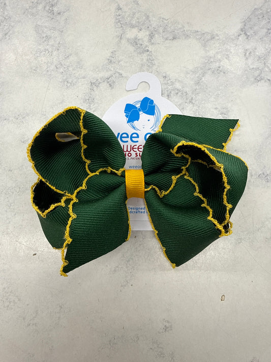 Wee Ones Moonstitch Green/Gold